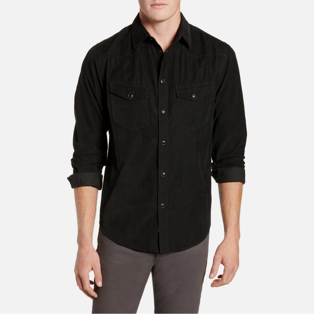 Rag & Bone Black Beck Western Shirt
